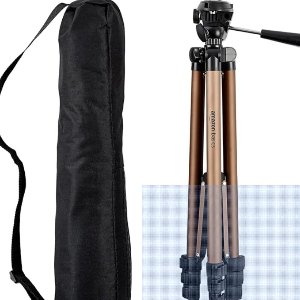 50-inch Lightweight Portable Camera Mount Tripod Stand with Bag